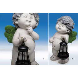 Engel Igor mit Solar Laterne