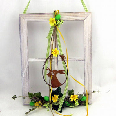 Dekorfensterrahmen mit verschiedenen Motiven Handarbeit 34 x 27 cm