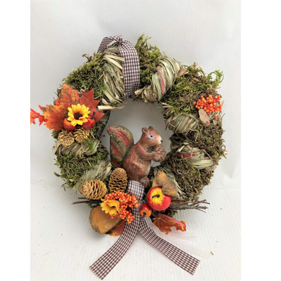 Türkranz mit Eichhörnchen Ø 28 cm - Engel-Igor