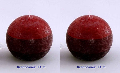 Kugelkerze Ø 7 cm - Blending Colors Rot - Engel-Igor