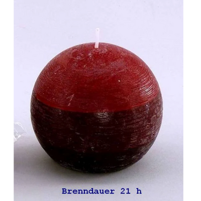 Kugelkerze Ø 7 cm - Blending Colors Rot - Engel-Igor