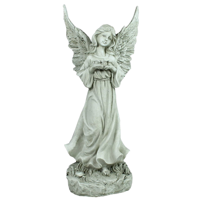 Grabengel mit Friedenstaube