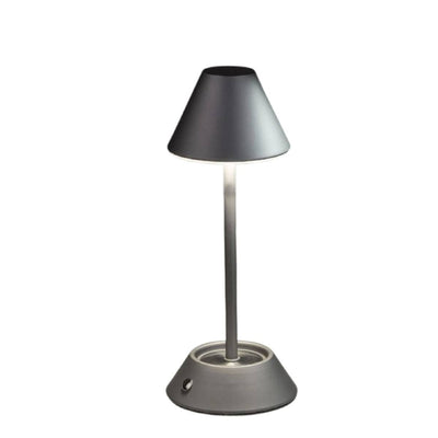 Tischlampe aus Metall mit 3 Lichtfarben 26 cm