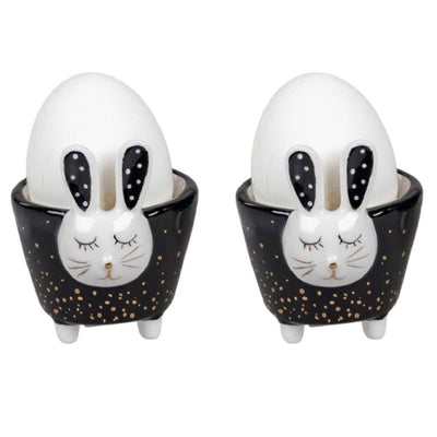 Eierbecher in verschiedenen Farben und Formen im 2er Set