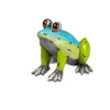 Dekofigur Frosch METALLOPTIK H. 21cm