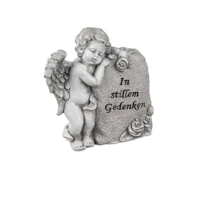 Trauer Engel trauernd am Stein - Engel-Igor