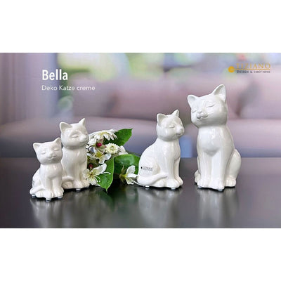 Katze Bella creme-weiß
