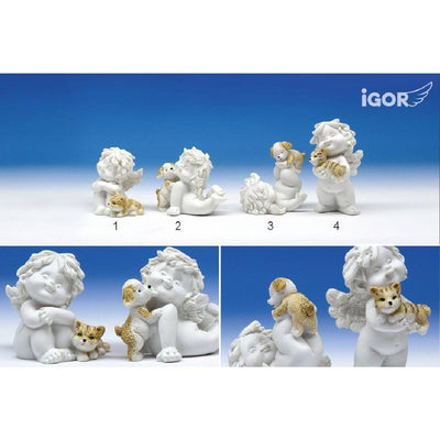 Engel Igor mit Hund oder Katze