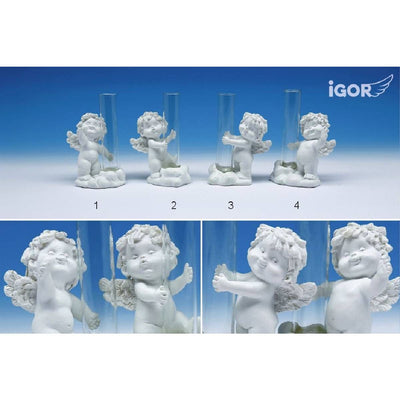 Engel Igor mit Glasvase