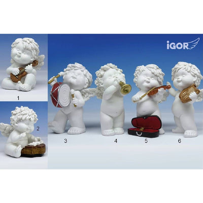 Musikengel Igor stehend oder sitzend Größe M - Engel-Igor