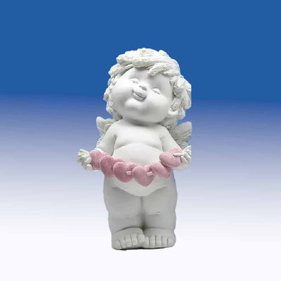 Liebesengel Igor weiss/rose groß - Engel-Igor