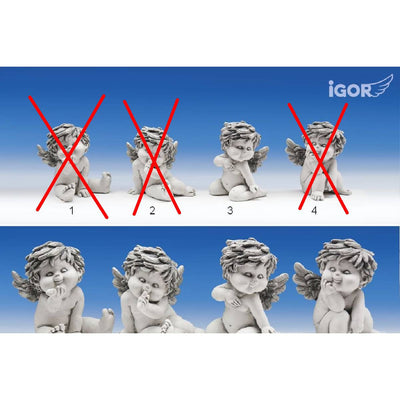 Engel Igor sitzend Gr.S