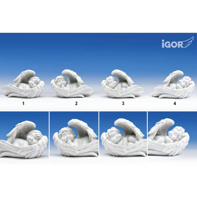 Liebespaar Engel Igor und Olga im Flügel