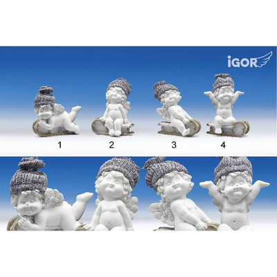 Engel Igor mit Schlitten