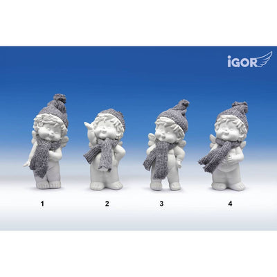 Engel Igor Winterengel mit Wollmütze