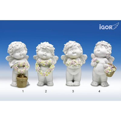 Engel Igor mit Blumenstrauss