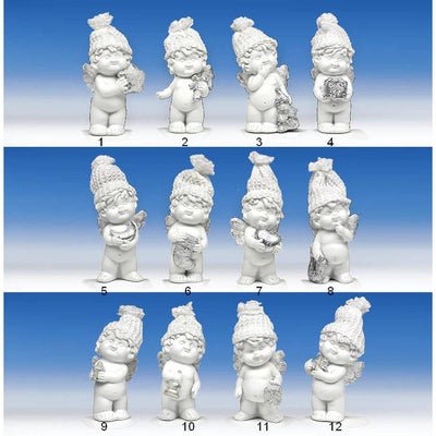 Engel Olga Winterengel mit Wollmütze