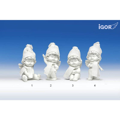 Engel Olga Winterengel mit Wollmütze