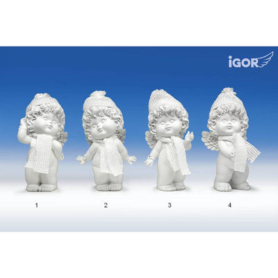 Engel Olga Winterengel mit Wollmütze