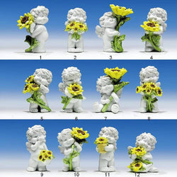 Engel Igor mit Sonnenblumen