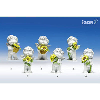 Engel Igor mit Sonnenblumen