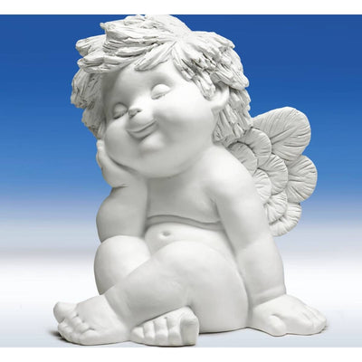 Engel Igor XL sitzend ( träumend )