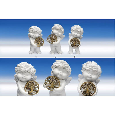 Engel Igor mit Holz Lebensbaum