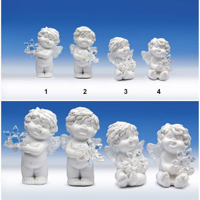 Engel Igor Winterengel mit Eiskristall