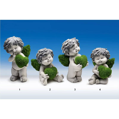 Engel Igor mit grünem Herz