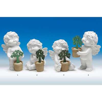 Engel Igor mit Holz-Baum