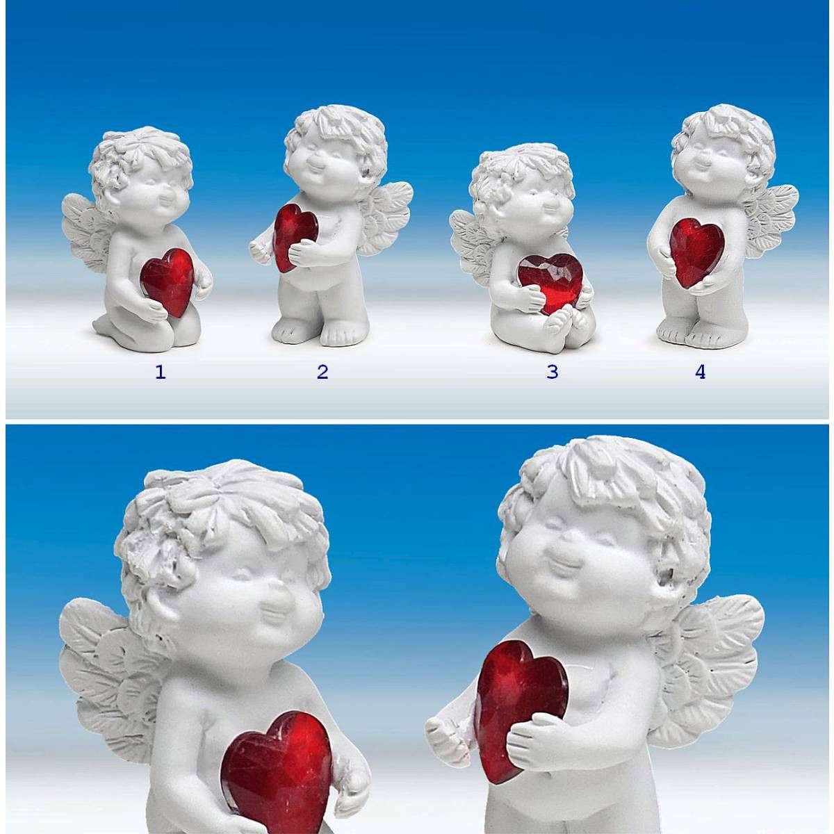 Engel Igor mit Kristallherz Gr. S