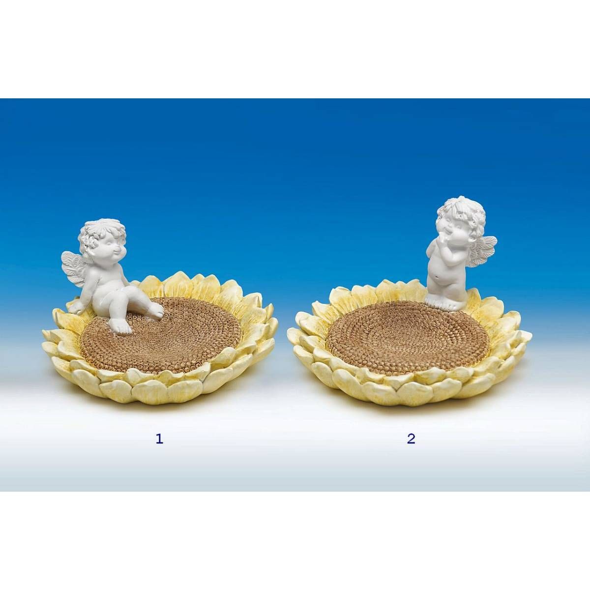 Engel Igor in Sonnenblumenschale