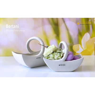 Schale Bertani creme - weiß