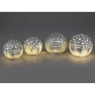 Dekokugel mit Spruch Ø 12 cm