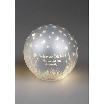 Dekolicht mit Spruch Ø 15 cm