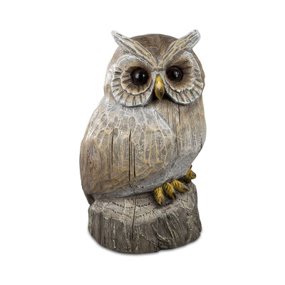 Eule in Holzoptik