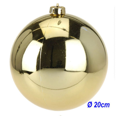 Weihnachtskugel Gold Ø 20 cm