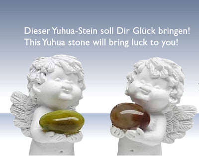 Engel Igor mit Yuhua - Naturstein