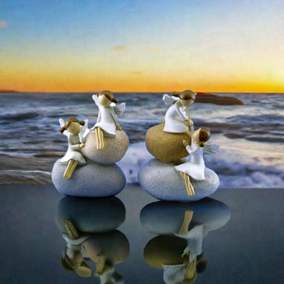 Schutzengel auf Stein